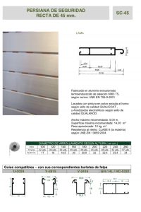 persiana de seguridad autoblocante